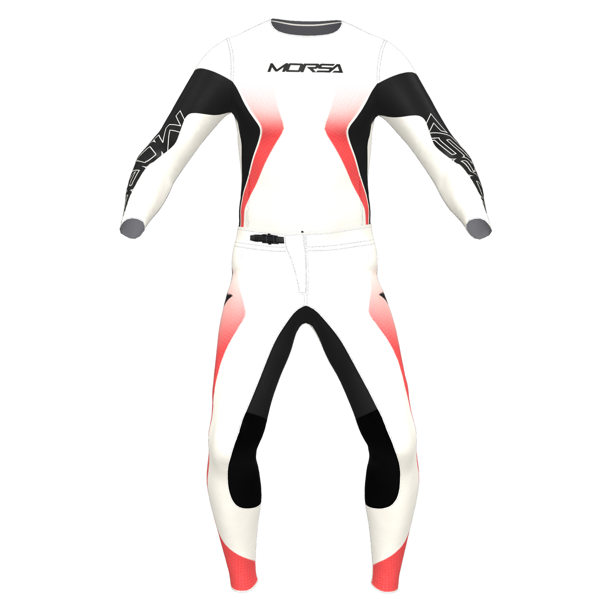 VSPR Red crossshirt en crossbroek in crème en rood, voorkant